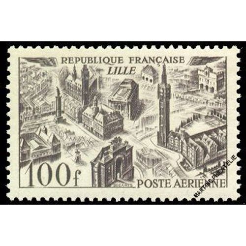 Poste Aérienne, 1949, Lille Vue Du Ciel