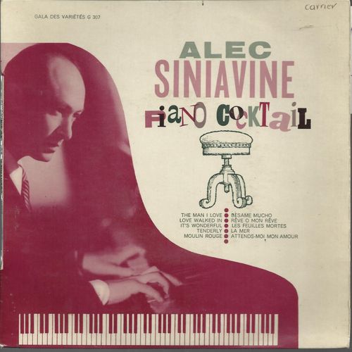 Piano Cocktail : The Man I Love, Love Walked In It's Wonderful, Tenderly, Moulin Rouge, Besame Mucho, Les Feuilles Mortes, La Mer, Attends-Moi Mon Amour, ......................(17cm)