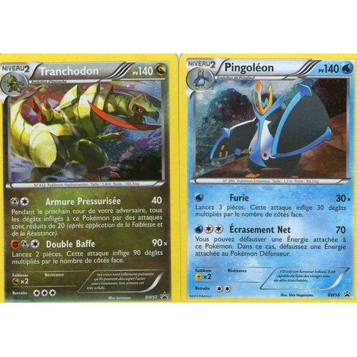 Pingoleon Bw56 Et Tranchodon Bw57 - Pokemon Frontières Franchies