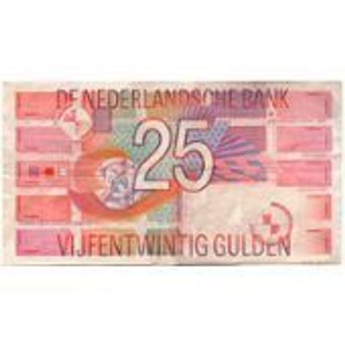 Billet 25 Gulden Du 5 April 1989