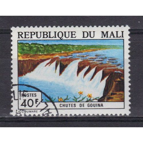 Mali 1974 : Tourisme : Paysage : Chutes De Gouina - Timbre Oblitéré