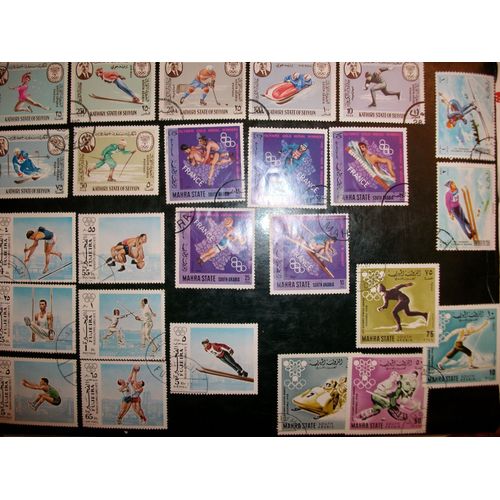 Lot De Timbres Thème "J.O"