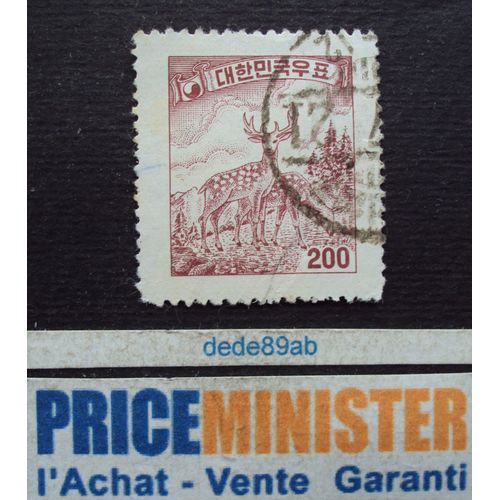 Corée Du Sud.. 200 Koréa . Chevreuils . Oblitéré.