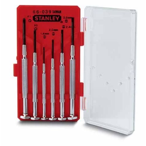 Jeu De Tournevis Horloger 6Pcs Stanley - 3253561660399