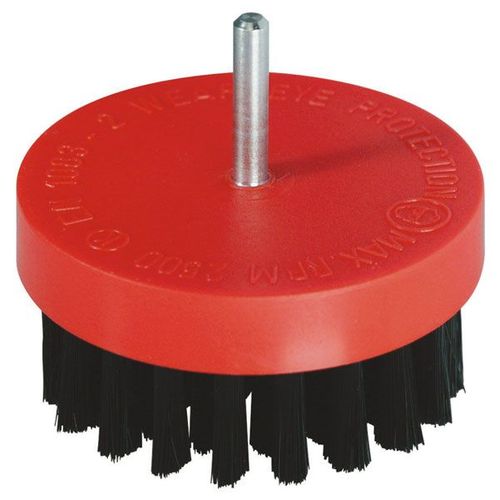 Brosse à polir à poils souples, tige 6 mm