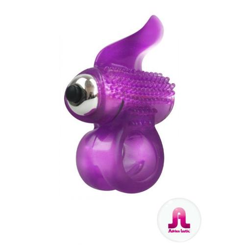 Anneau Vibrant "Bullet Lastic Ring" Mauve