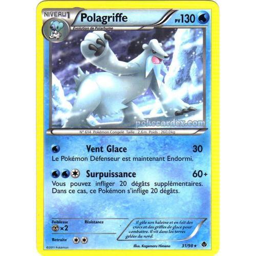 Pokemon - Polagriffe - Pouvoirs Emergeants - Rare Reverse 31/98