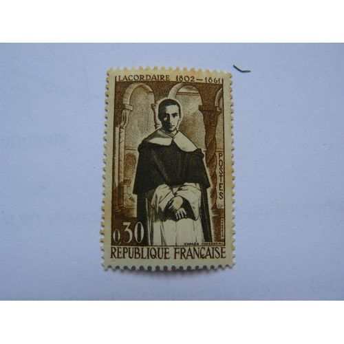 Timbre Centenaire De La Mort De Lacordaire N° 1287 Neuf ++