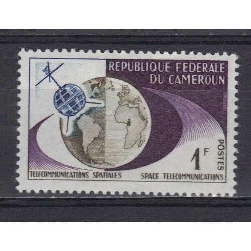 Cameroun 1963 : Télécommunications Spatiales - Timbre Neuf *