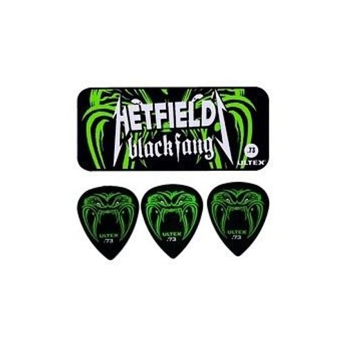 Dunlop Ph112t114 Hetfield Black Fang Boîte De Médiators 1.14mm