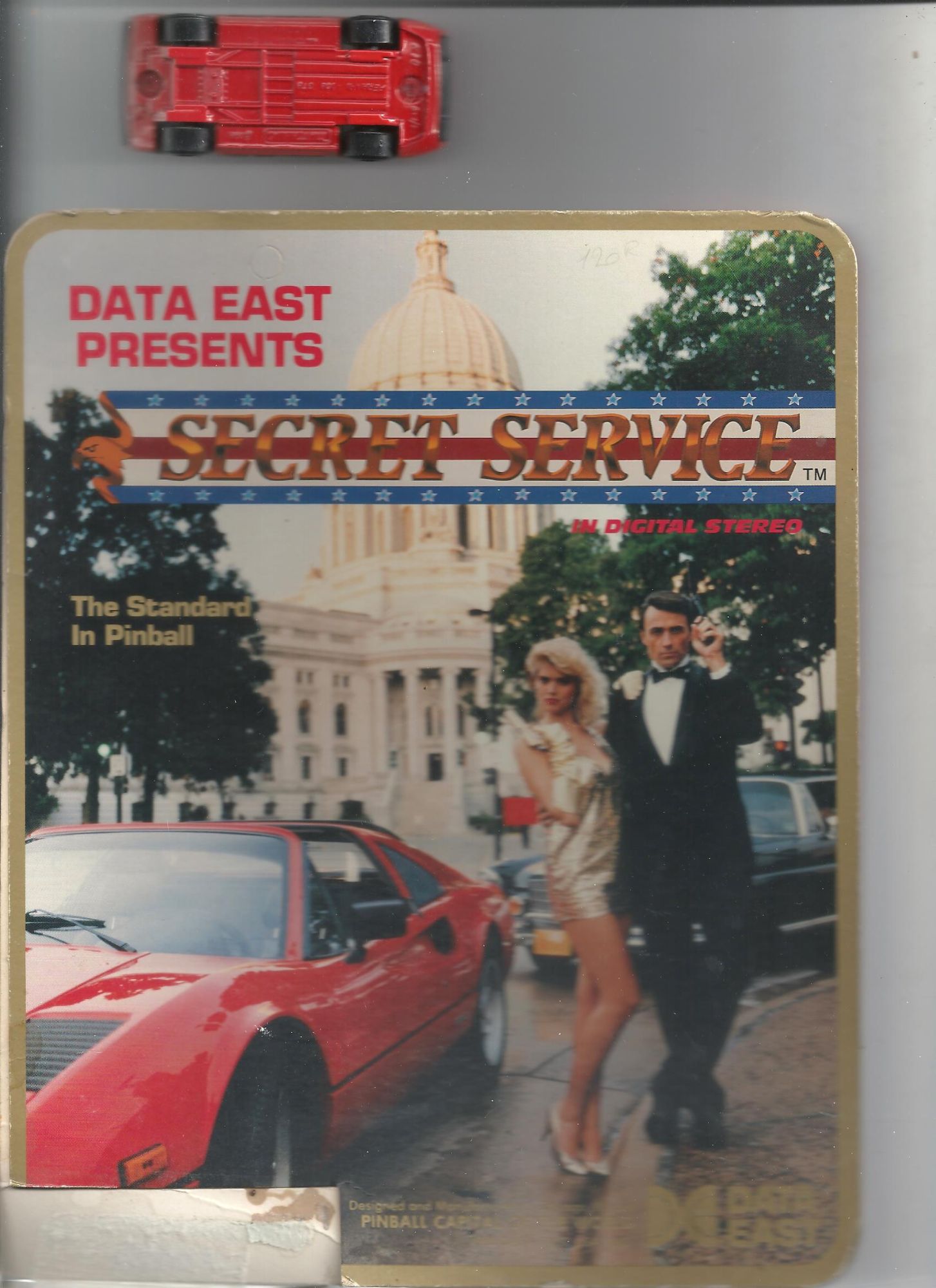 Petite Voiture Neuve 308 Gtb Matchbox1981 Pub Flipper Data East  Secret Service