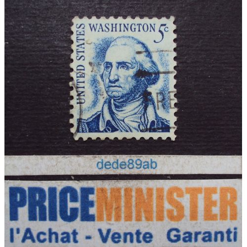 Etat-Unis.. 5c . Président George Washington . Oblitéré.
