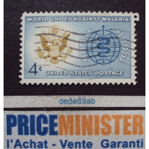 Etats-Unis.. 4 Cents . World United Against Malaria . Oblitéré.
