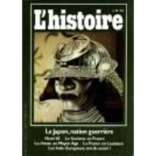 L'histoire. Revue Mensuelle. N_28, Novembre 1980. Contient Entre Autres : Le Japon, Nation Guerriere?, Par Jacques Mutel. Les Francais Et Le "Miracle" Anglais, Par Francois Crouzet. La...