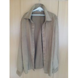 Veste Damart Beige Effet Velours Taille 42