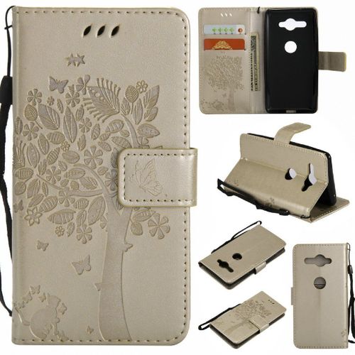 Etui En Cuir Pour Sony Xperia Xz2 Compact