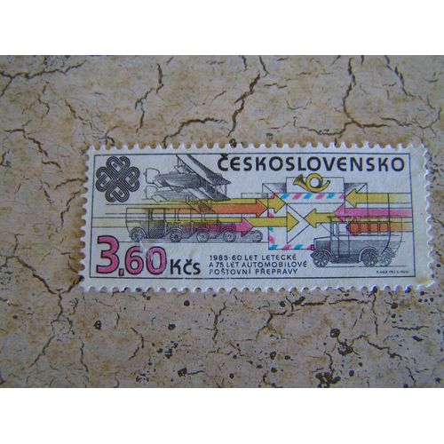 Timbre Ceskoslovensko - 3,60 Kcs