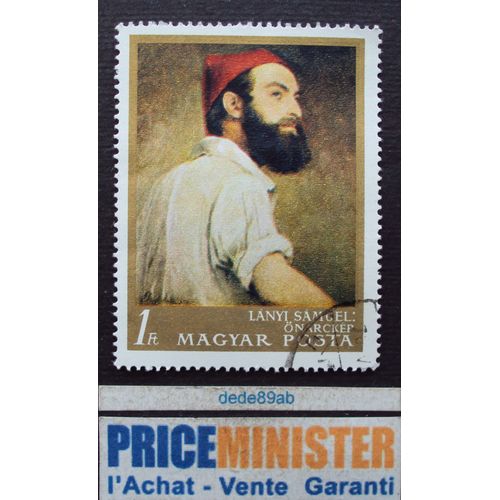 Hongrie.. 1ft Magyar Posta .Peintures Nationale Galerie . Budapest : Lanyi Samuel . Oblitéré.