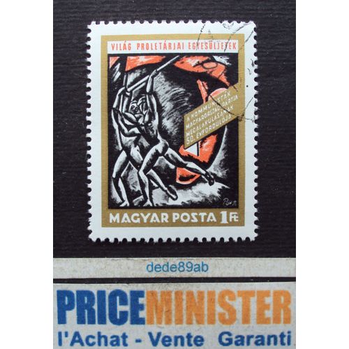 Hongrie.. 1ft Magyar Posta . 50 Années Du Parti Communiste . Oblitéré.
