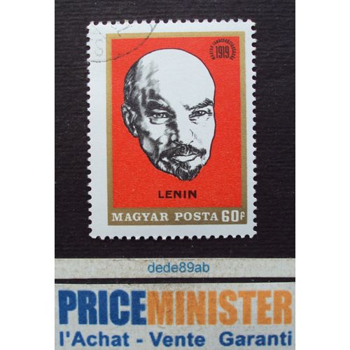 Hongrie.. 60f Magyar Posta . Lénine . Oblitéré.