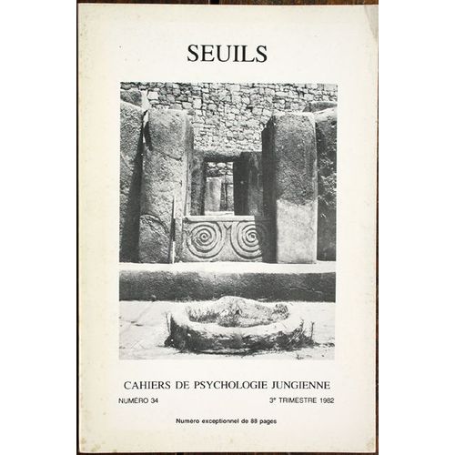 Cahiers De Psychologie Jungienne  N° 34 : Seuils