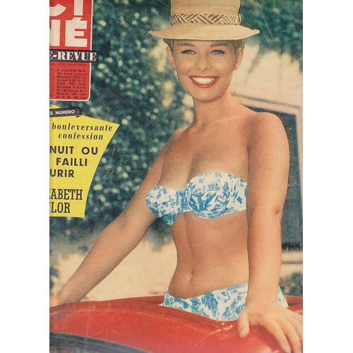Tele Cine Revue  N° 30 Du 28/7/1961 Elizabeth Taylor - Vivi Bach  - Jacques Charrier