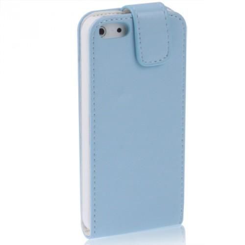 Etui Iphone 5 À Clapet Bleu