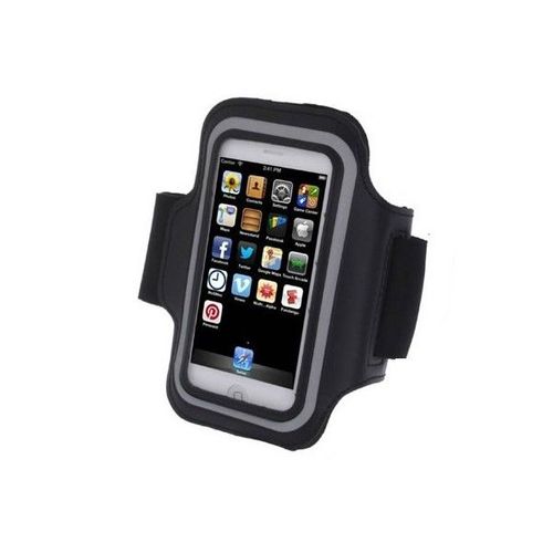 Brassard Noir Sport Pour Apple Iphone 5 Resistant Pluie.Fermeture Velcro.