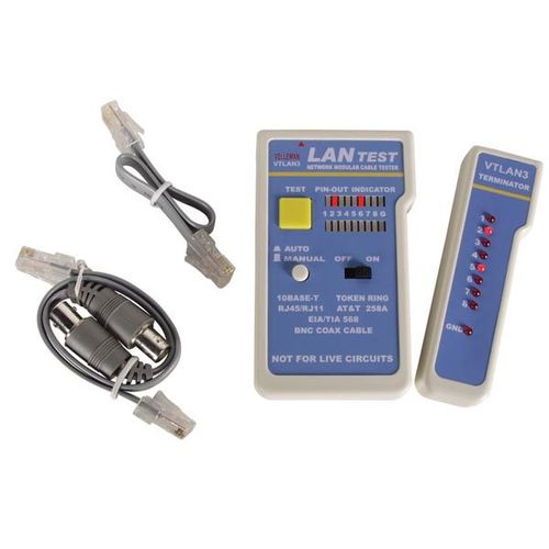 Testeur de cables RJ45 RJ12 RJ11 RJ10 BNC