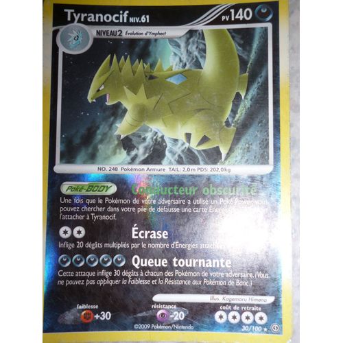 Tyranocif Niv 61 140pv Holo 30/100 Diamant Et Perle Tempête