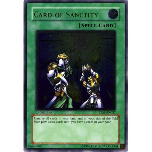 Yu-Gi-Oh! Tlm-Fr037 Carte D'inviolabilité / Card Of Sanctity Ultimate Rare