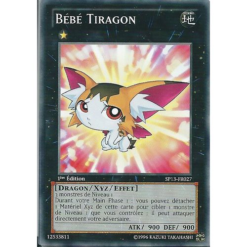 Starfoil Bébé Tiragon (Baby Tiragon) Sp13-Fr027 Yu Gi Oh