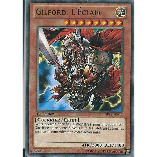Starfoil Gilford, L'éclair (Gilford The Lightning) Sp13-Fr040 Yu Gi Oh