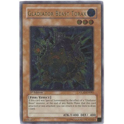 Yu-Gi-Oh! Glas-Fr081 Thraces, Bête Gladiateur / Gladiator Beast Torax Ultimate Rare