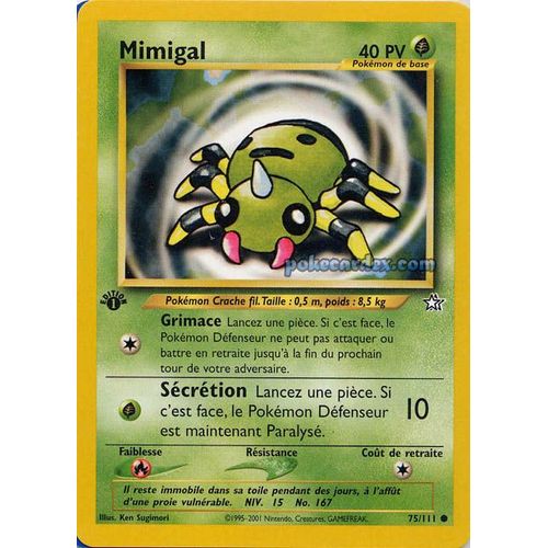 Pokémon - Mimigal - Neo Genesis 75/111