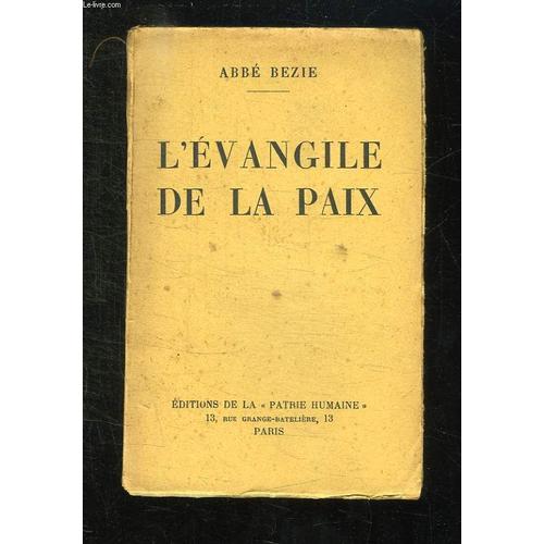 L Evangile De La Paix.