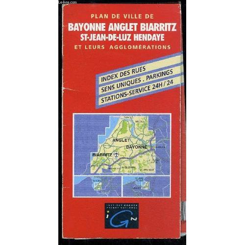 Aed Plan De Bayonne/Anglet/Biarritz Avec Livret