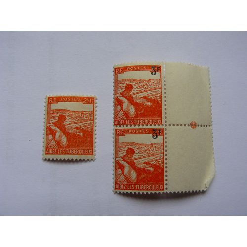 Timbres Au Profit Des Tuberculeux Dont 2 Surchargés N° 736 Et 750 Neuf ++