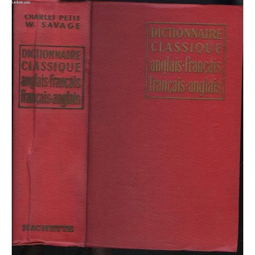 Dictionnaire Classique Anglais-Francais / Francais-Anglais