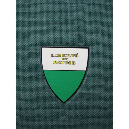 Liberté Et Patrie " Vaud Et Ses Dix-Neuf Districts " Signé Par L'auteur