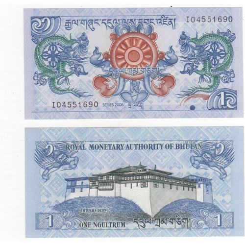 Bhoutan 1 Ngultrum 2006 Neuf Unc