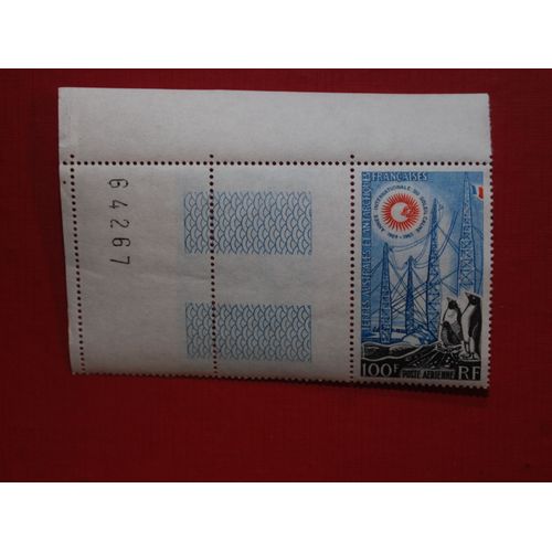 Taaf. "Année Du Soleil Calme" 100f. 1963 N.O.