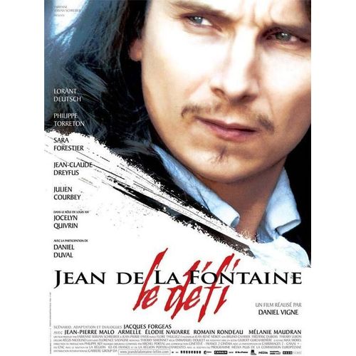 Jean De La Fontaine - Véritable Affiche De Cinéma Pliée- Format 120x160 Cm - De Daniel Vigne Avec Lorànt Deutsch, Philippe Torreton, Jean-Claude Dreyfus, Daniel Duval, Sara Forestier- 2007
