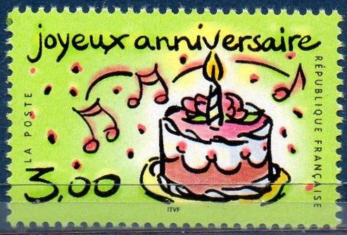 Timbre Joyeux Anniversaire Philatelie Rakuten