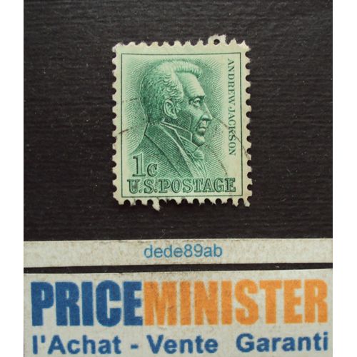 Etats-Unis.. 1c U.S.Postage. " Andrew Jackson " Oblitéré.