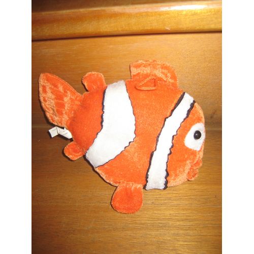 Doudou Peluche Poisson Orange Némo Paul Import Gmbh 21 Cm