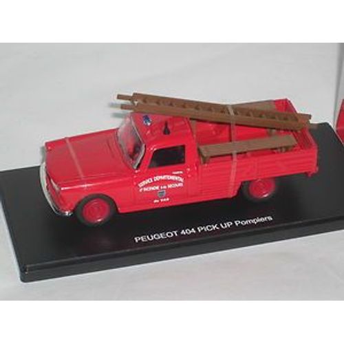 Peugeot 404 Pick-Up Pompiers Du Var - 1/43 Ème-Eligor