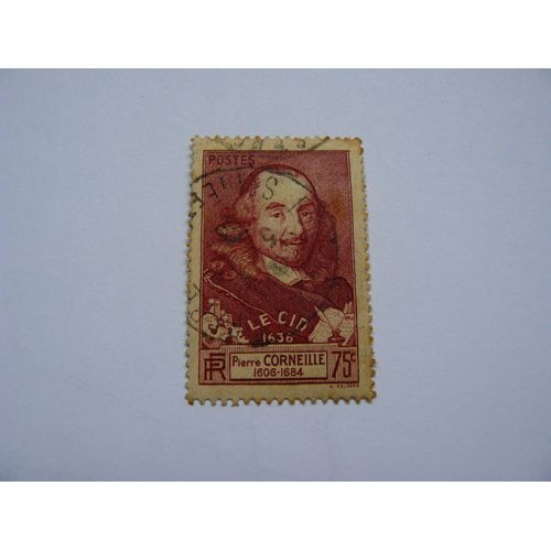 Timbre: Tricentenaire De La Tragédie "Le Cid" Pierre Corneille N° 335 Oblitéré