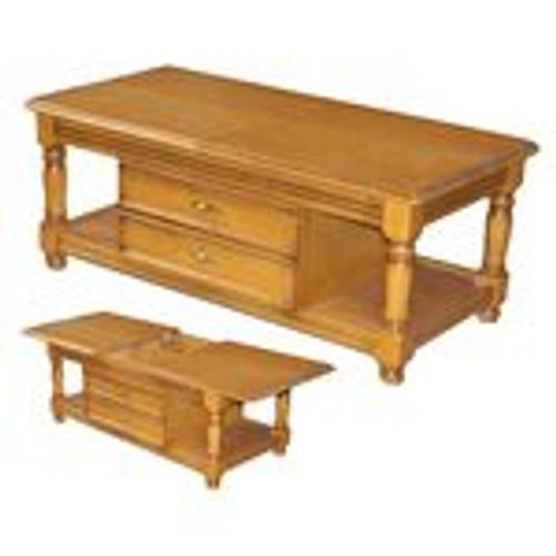 Table Basse - Bar / Chêne/ 120x60x47 Cm