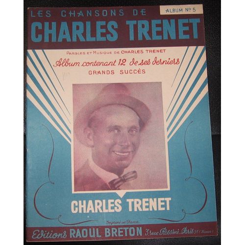 Les Chansons De Charles Trenet -  Album  N°5 -